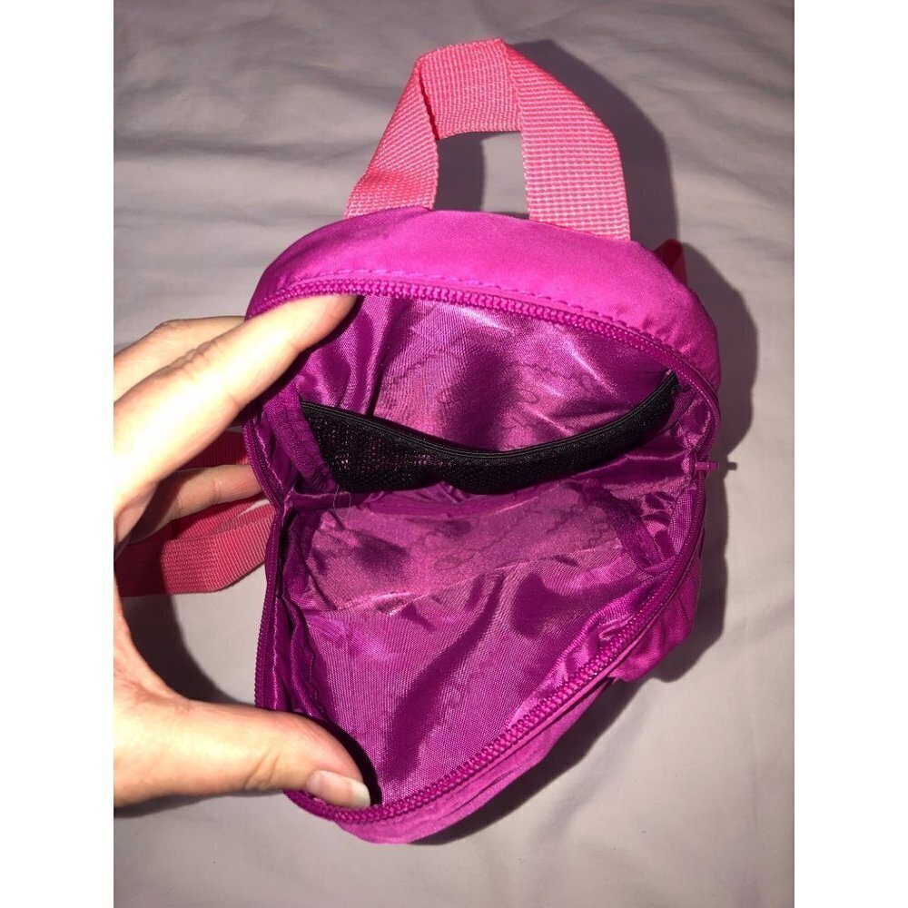 Champion Mini Backpack Adjustable Nylon Pink Stra… - image 6